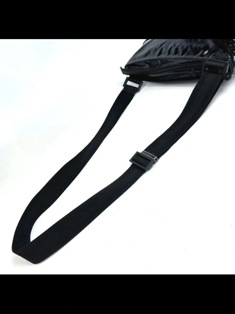 Gucci Black Patent Leather Crossbody Bag